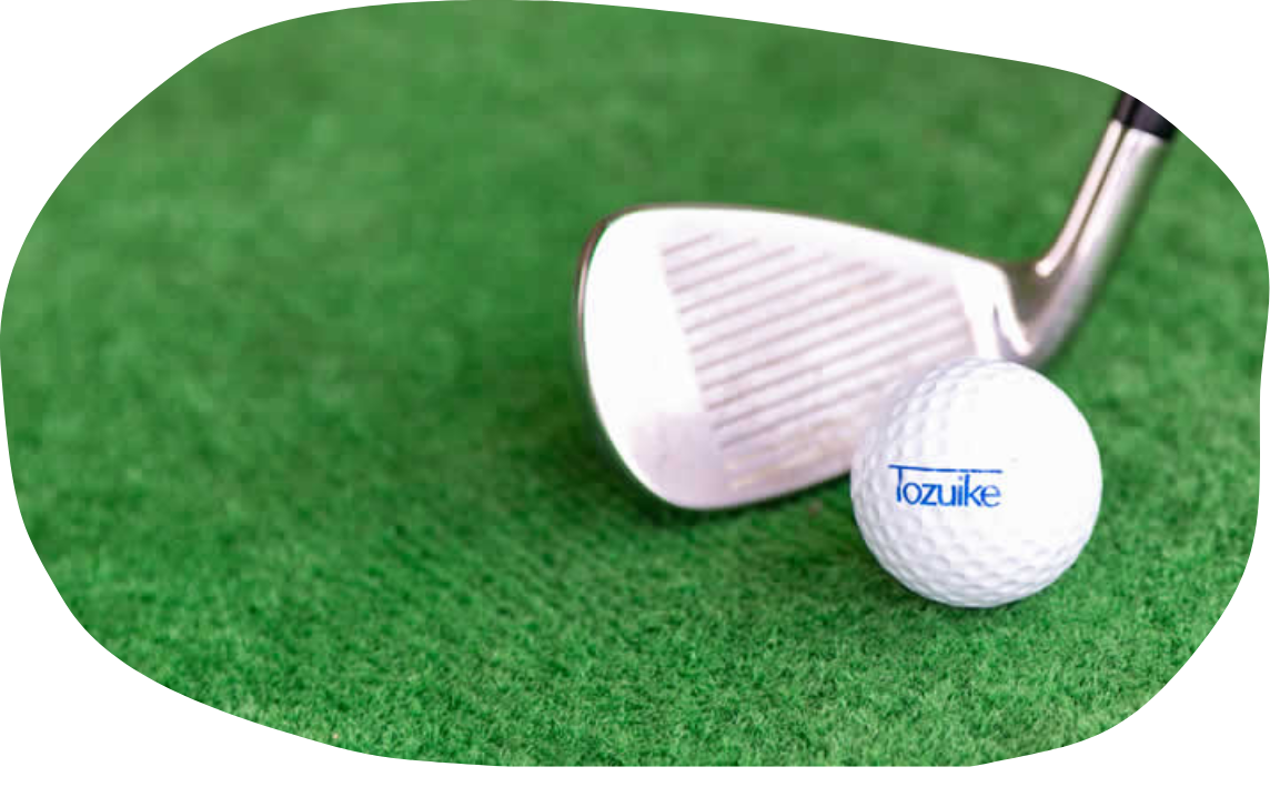 クラブとゴルフボール
